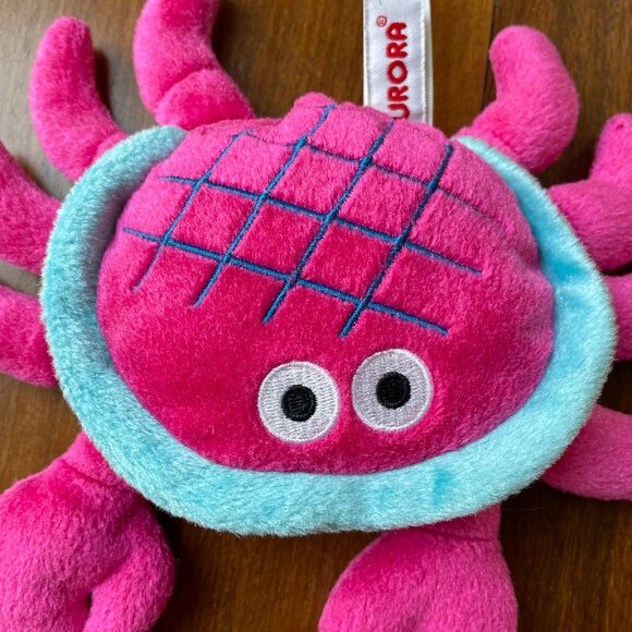 Aurora Pink Plush Crab - Picture 3 of 5